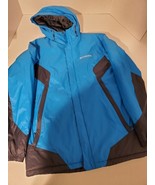 COLUMBIA SPORTSWEAR COMPANY BLUE &amp; BLACK WINTER JACKET HIGHLY WATER RESI... - €52,62 EUR