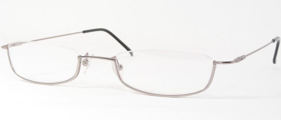 EINS 2005-005 Silver Grey RARE EYEGLASSES GLASSES METAL FRAME 50-22-145mm - $29.70