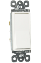 Morris 82051 Decorative Switch, Single Pole, 120V/277V, 15 Amp  White - $13.98
