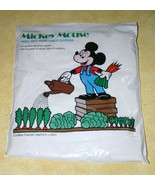 1976 MCM MICKEY MOUSE ROLL-OUT VEGETABLE GARDEN CARROT LETTUCE RADISH WD... - £74.33 GBP