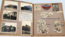 Vintage 1940s Photograph Scrapbook Travel World Performer Tickets Clipping Photo - £239.00 GBP