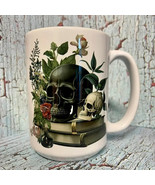 Gothic Skull &amp; Books 15oz Coffee Mug - $33.90 CAD