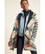 NWT ANTHROPOLOGIE JOSEFANA JACQUARD SWEATER COAT by ALDOMARTINS XS, S - £111.64 GBP