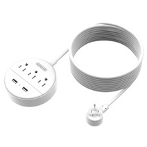 Extension Cord 15 ft, NTONPOWER Power Strip with Long Extension Cord, 3 ... - £38.03 GBP