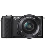 Sony Alpha a5000 Mirrorless Digital Camera with 16-50mm OSS Lens (Black) - $425.70