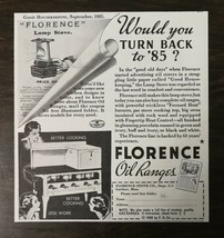 Vintage 1935 Florence Oil Ranges Original Ad 122 - $6.64