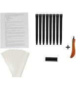 Tour Pro Soft Black Standard Size Golf Grips &amp; Kit (8 grips, tape, +see ... - €32,97 EUR