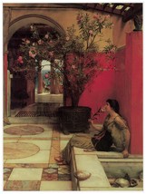 1157.Floral Painting red Wall Art Decoration POSTER.Graphics to decorate... - $24.03 CAD+