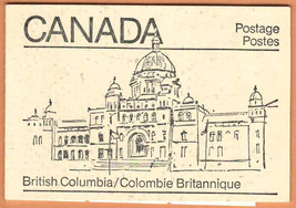 Canada Booklet Stamps BK82 British Columbia - £1.44 GBP