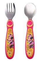 Tomy Disney Minnie Mouse Fork and Spoon Set, 9M+, BPA Free, Stainless Steel - $11.95