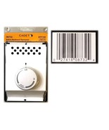 Cadet 08732 BTF Single Pole Built-In Baseboard Thermostat, White, 120/240V - £14.06 GBP