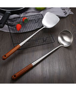 Stainless Steel Kitchen Tools Spatula Cooking Spoon Wok Shovel Soup Scoo... - £18.04 GBP