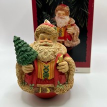 Vintage Hallmark Keepsake Ornament Special Edition Evergreen Santa 1996 - £11.74 GBP