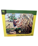 Picking Corn 24&quot; X 20&quot; Reproduction By Donald Zolan On Stretched Art Canvas - $54.16 CAD