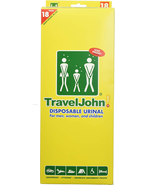 Traveljohn 66892 18-Pack Disposable Urinals Deluxe - £45.35 GBP