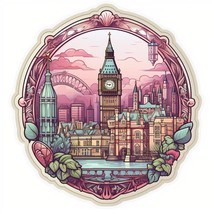 Legacy Past Victorian London Vinyl Decal Waterproof Sticker For Cars Bik... - $22.99