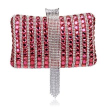 New Women&#39;s Designer Evening Bag High Quality Rhinestone Banquet Clutch Bag Luxu - £40.37 GBP