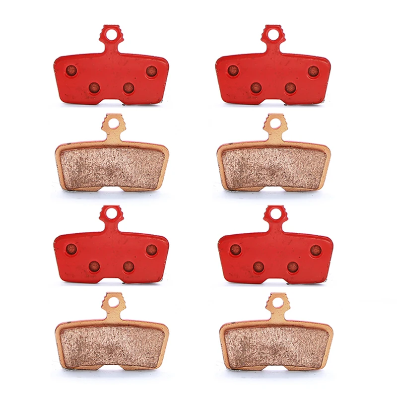 Red Sintered Bicycle Disc ke Pads 4 Pairs (8pcs) Bike Accessories For AVID MTB/A - £97.04 GBP