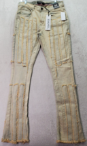 Arketype Stacked Flare Jeans Women&#39;s Size 30 Vanilla Denim Pockets Bootc... - $41.70