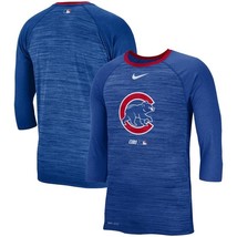 Chicago Cubs Mens Nike Velocity 3/4 Sleeve Dri-Fit T-Shirt - XXL - NWT - £21.88 GBP