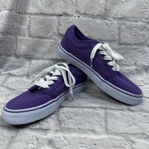 Vintage Adio Viola Donna Misura 6.5 USA / 37 Eu / 4 UK Tela Skateboard S... - $20.78