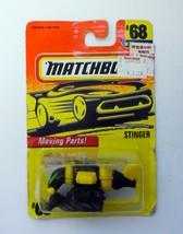 Matchbox Stinger #68 Black & Yellow Die-Cast Bee 1997 - £2.90 GBP