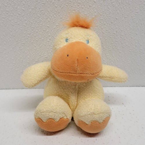 Vintage 2002 Kids II Duck Plush Yellow Orange Fuzzy Hair Makes Sound Lau... - £22.29 GBP