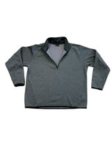 Nike Dri-FIT 1/4 Zip Golf Pullover Long Sleeve Gray Shirt Top LARGE Mens - £23.32 GBP