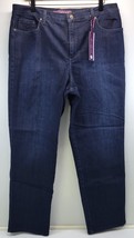 L32) Women&#39;s Gloria Vanderbilt Amanda Blue Slimming Jeans Pants Size 16 ... - $20.80 CAD