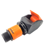 Claber 8583 Koala Indoor Faucet Adapter to 5/8&quot; Garden Hose Black/Orange - $18.00