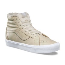 Vans Sk8 Hi Reissue Lite (Sherpa) Cement White Mens Size 8 Faux-Fur Sneakers - £46.26 GBP