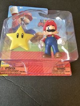 Super Mario Figure W/Yellow Star Nintendo New Sealed - £7.59 GBP
