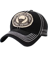 &quot;Black &#39;Grab the Bull by the Horns&#39; Adjustable Hat by KB Ethos&quot; - £14.93 GBP