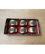 Set of 6 Vintage &quot;Be My Guest&quot; Napkin Rings - $468.00 MXN