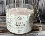 Bath &amp; Body Works 14.5 oz Scented 3-Wick Candle - Pure Wonder - New - £15.21 GBP