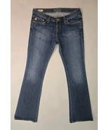 Vintage Big Star Honey Flare Jeans Women&#39;s 27 Blue Low Rise Made In USA ... - $547.63 MXN