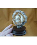 MER-5) small Mermaid + dolphin cave shed ANTLER figurine Bali detailed c... - $139.35 CAD