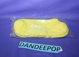 TWA Flight Socks In Package Sealed Yellow Airline Collectible - £19.54 GBP