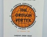 Vtg. 1960 Oregon Vortice Il Casa Di Mistero Viaggio Opuscolo - £9.78 GBP