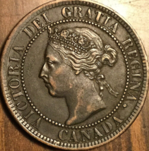 1897 Canada Large Cent Penny Coin - £23.55 GBP