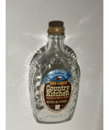 Vintage - Bicentennial Clear Glass Eagle Bottle w Cap (Log Cabin) 8&quot; Tall - $7.91