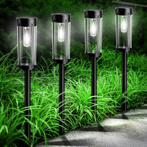 Wdtpro Solar Outdoor Lights Pathway, Super Bright over 12 Hours Solar Walkway  - £33.95 GBP