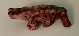 Crocodile Peruvian Dolomite Spirit Animal, Pocket Totem, Worry Comfort S... - $3.91