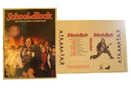 School Of Rock Poster 2 Sided Jack Black Cast - £14.15 GBP
