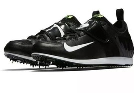 Nike Sz 12.5 M Zoom PV II Pole Vault Track &amp; Field Shoes Black 317404-017 - £45.18 GBP