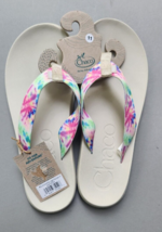 Chaco Womens Sandals Size 11 Chillos Flip Light Tie Dye Slip On Thong Shoes - £31.23 GBP