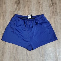 Maxine of Hollywood High Rise Swimsuit Swim Shorts Bottoms ~ Sz 12 ~ Blue - £16.20 GBP
