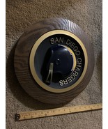 Vintage 1970’s San Diego Chargers 14” Round Football Helmet Plaque - $1,478.92 MXN