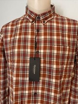 Matinique Trostol BD Orange/Red Plaid Button Down Shirt, Men&#39;s Size XL, NWT - £29.77 GBP