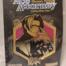 Ace Attorney Phoenix Wright Older Miles Edgeworth Enamel Pin Official Br... - $17.41